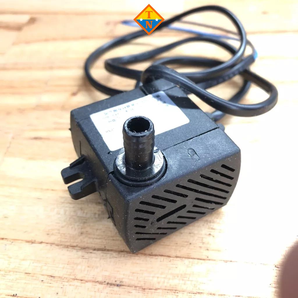 Bơm chìm mini 3W, 220Vac cho hồ cá, quạt hơi nước...