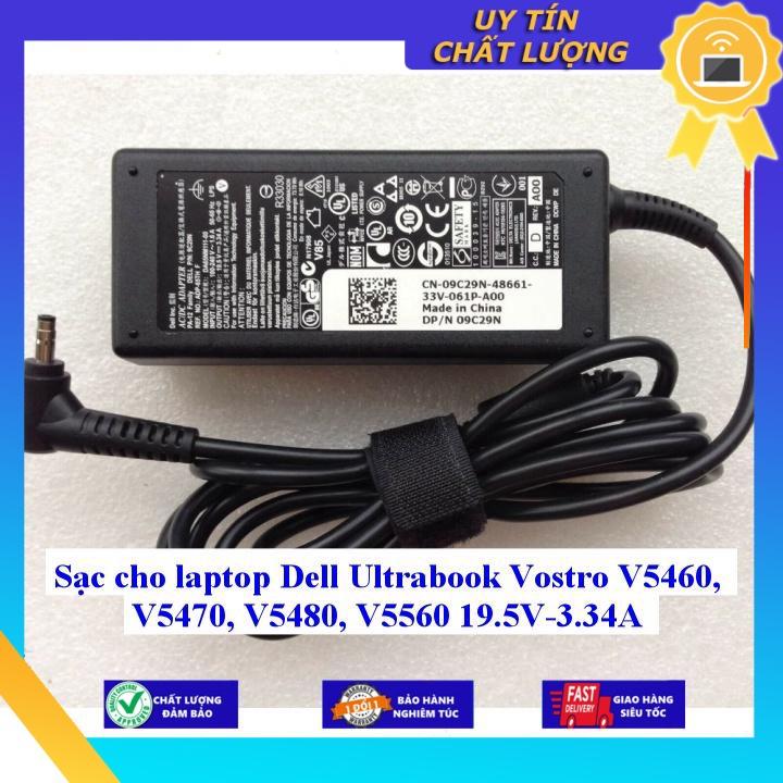 Sạc cho laptop Dell Ultrabook Vostro V5460 V5470 V5480 V5560 19.5V-3.34A - Hàng Nhập Khẩu New Seal