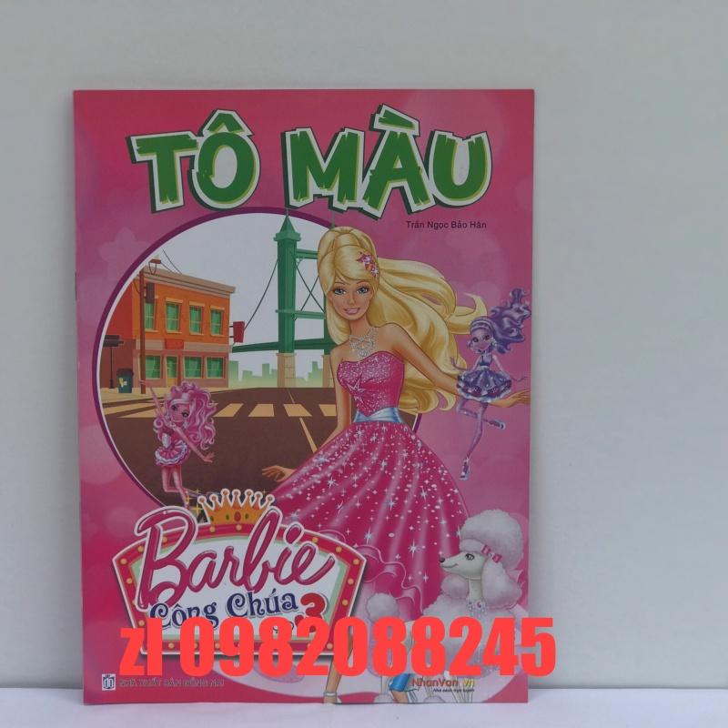 tập /vở tô màu BARBIE công chúa