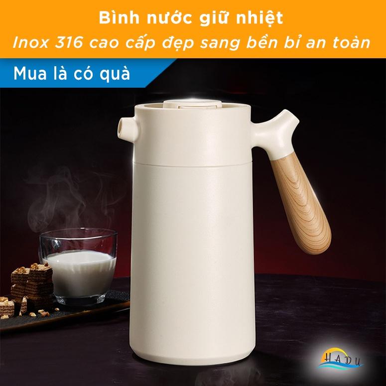 Bình nước giữ nhiệt cao cấp inox 316 1400ml chất lượng cao an toàn giữ nhiệt hơn 24h đa năng đựng trà nước ép sữa