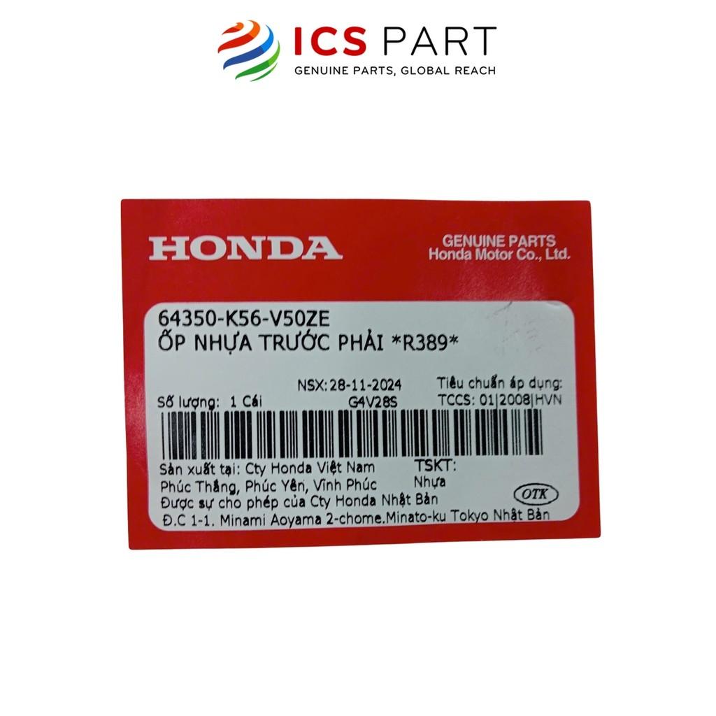 Nhựa Ốp Đèn Pha Trước Phải R389 HONDA Winner X V2 2019 Màu Đỏ (64350K56V50ZE)