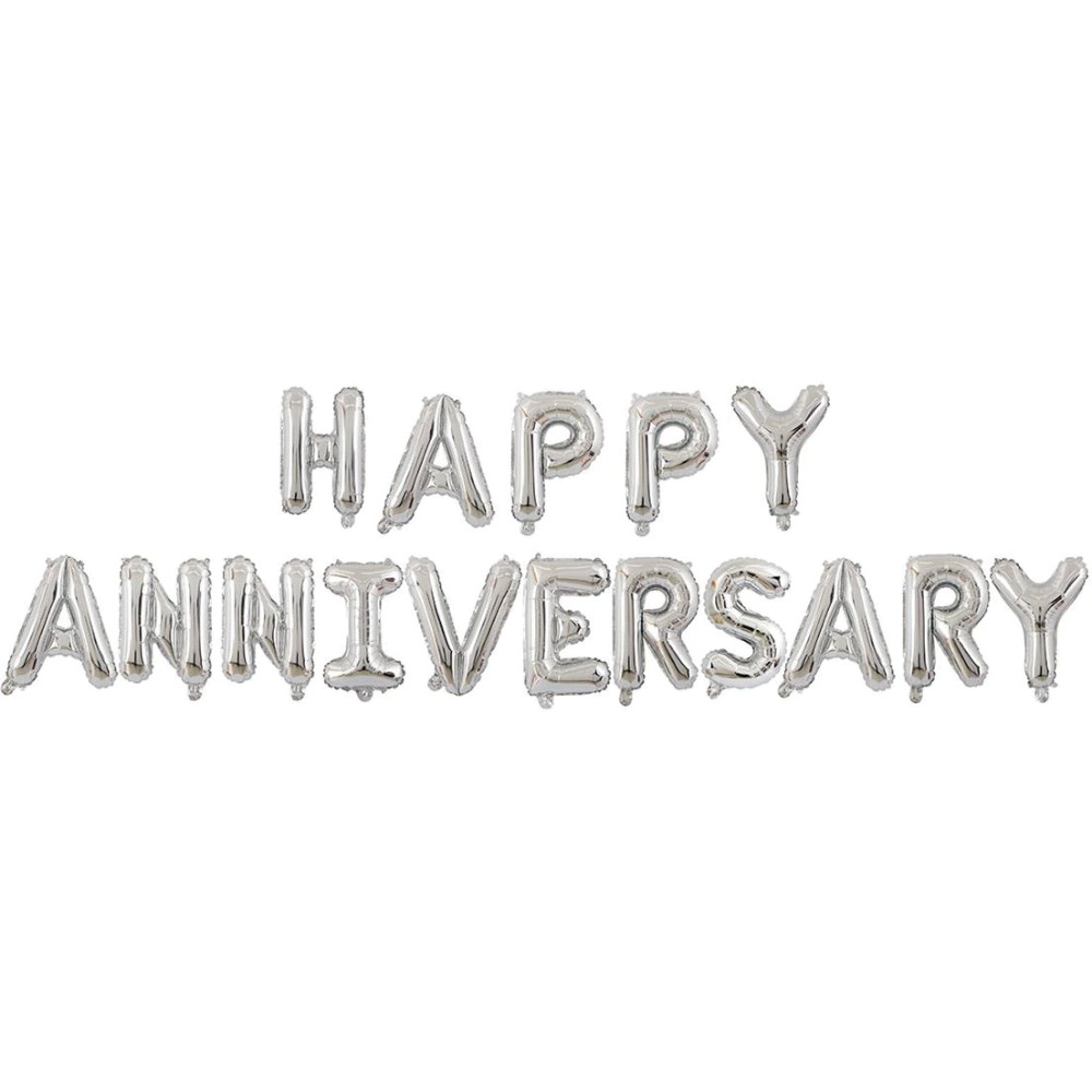 Combo bong bóng trang trí mừng kỷ niệm Happy Anniversary