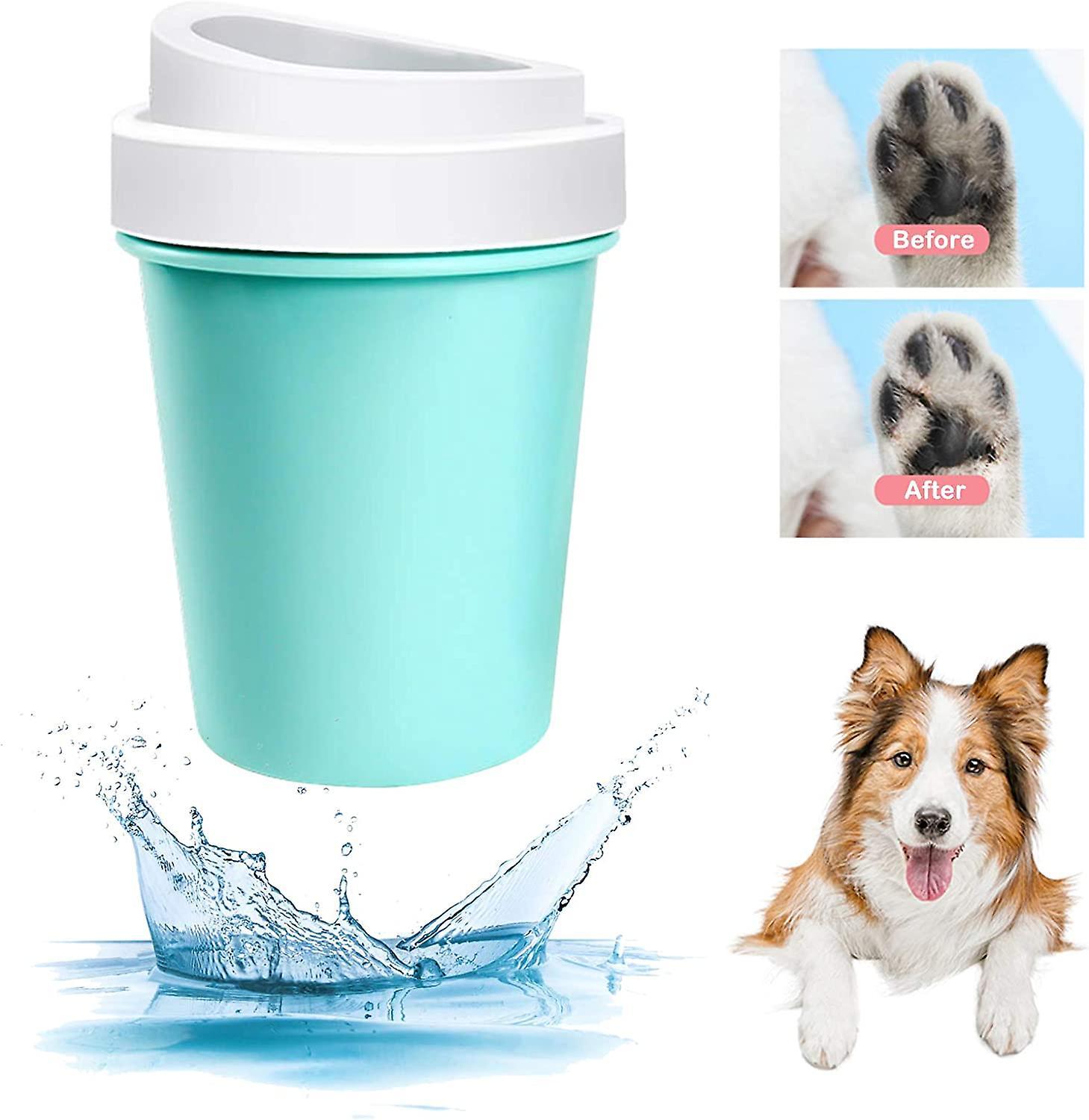 Chó làm sạch chân, bàn chải làm sạch có thể tháo rời để massage cho mèo và chân chó với đầu bàn chải mềm để làm sạch