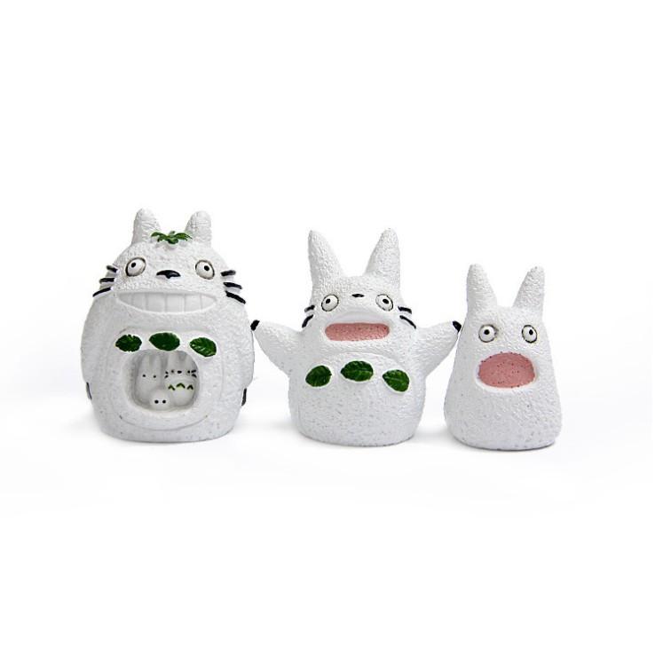 KHO-HN * Mô hình Totoro và các bạn nghịch tuyết thích hợp trang trí tiểu cảnh, bể thủy sinh, terrarium, DIY