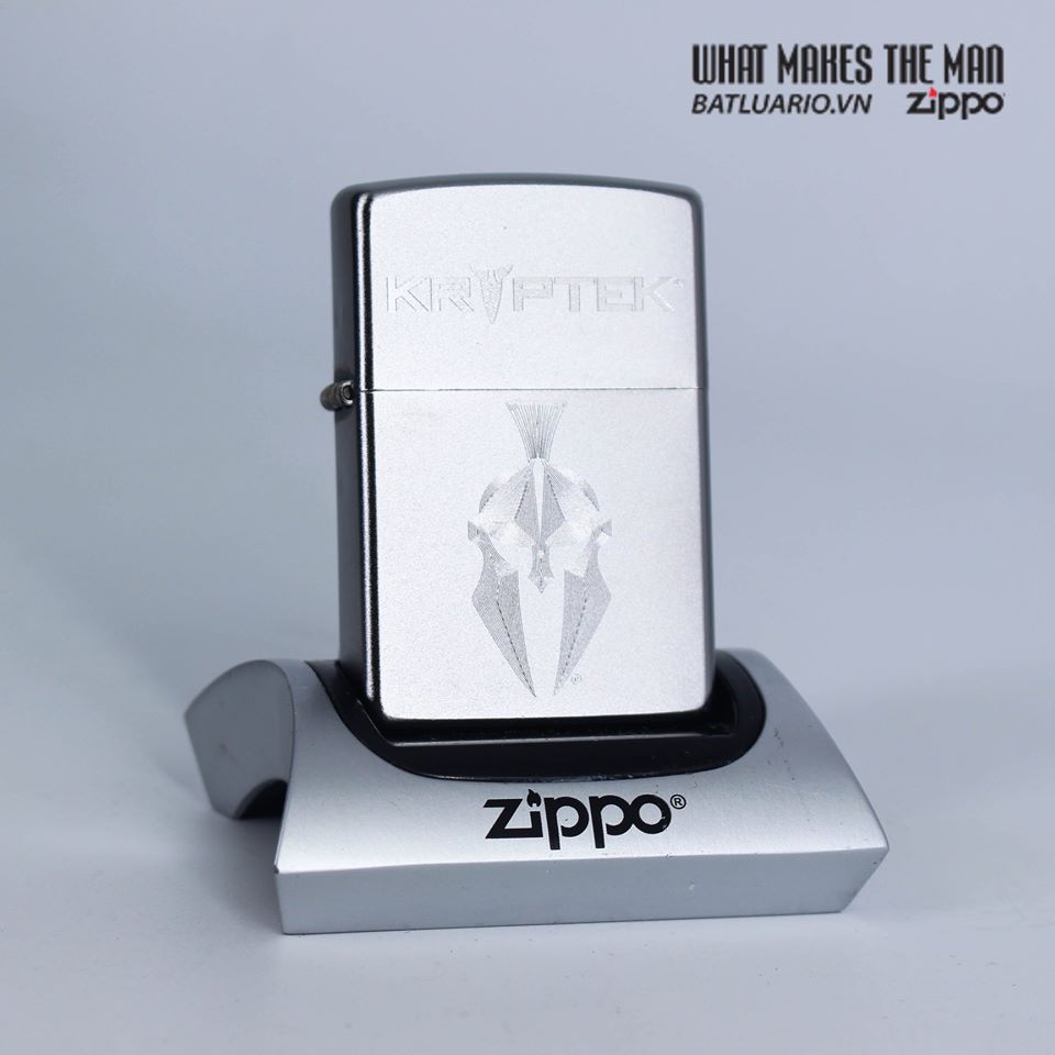 Bật Lửa Zippo 49177 – Zippo Kryptek Satin Chrome