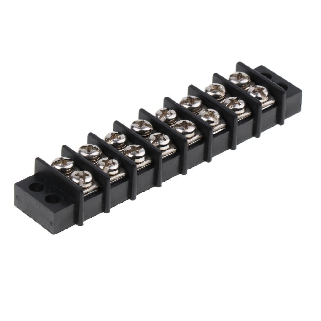 4xMarine Boat RV 12V 30A 8 Ways Screw Terminal Block Bus Bar