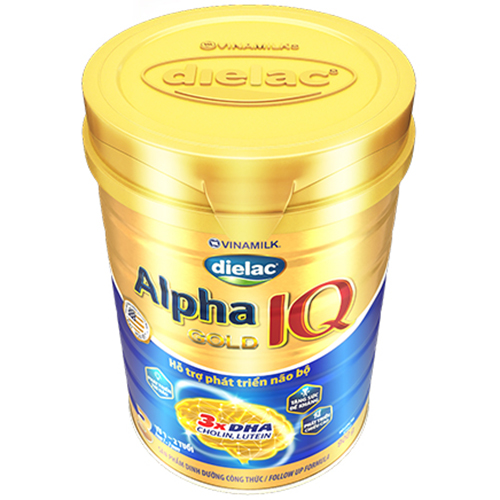 Sữa Bột Vinamilk Dielac Alpha Gold IQ Step 3 - Hộp Thiếc 900g