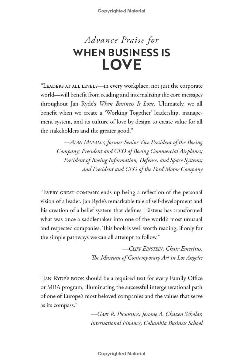 Sách ngoại văn: When Business Is Love