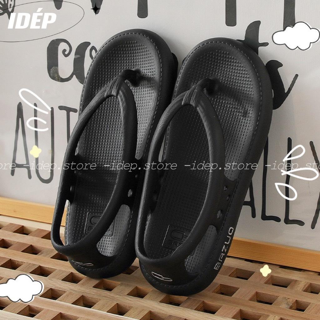 Dép sandal bánh mì quai kẹp  chất EVA siêu nhẹ đi mưa, đi biển ullzang iDÉP- GL078