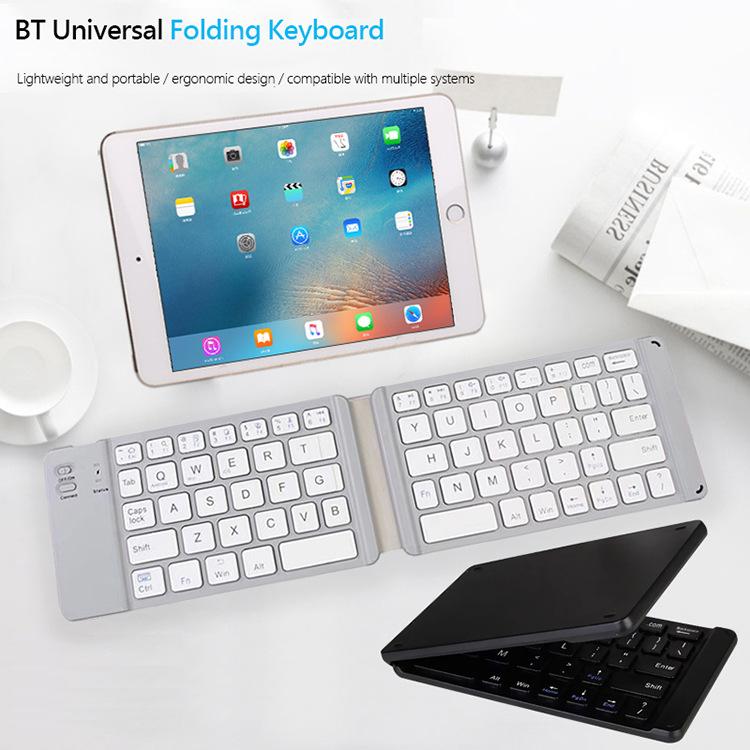 Bàn phím Bluetooth Mini Bluetooth ACOUCOU Bàn phím có thể gập lại không dây, Bàn phím Bàn phím Bàn phím Bàn phím Bàn phím Bàn phím Bàn phím Tình di