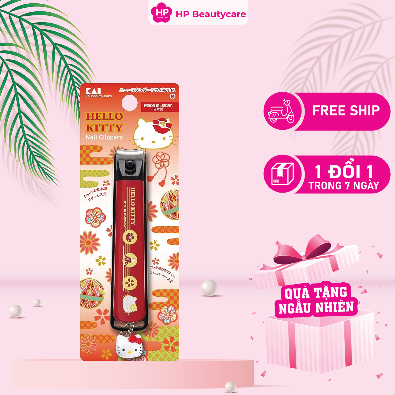 Bấm Móng Tay KAI Thép Không Gỉ 000KK-2534 (Size M)