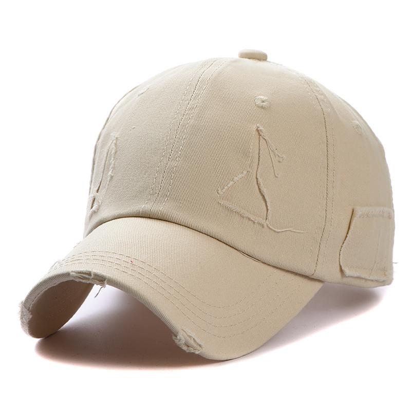 Hợp Thời Trang Dạo Phố Hip Hop Đeo Lỗ Mặt Nón Dành Cho Nữ Cam Tím Chữ Mùa Hè Nón Snapback Gorras Hombre Color: Beige 08 Size: 55-60cm