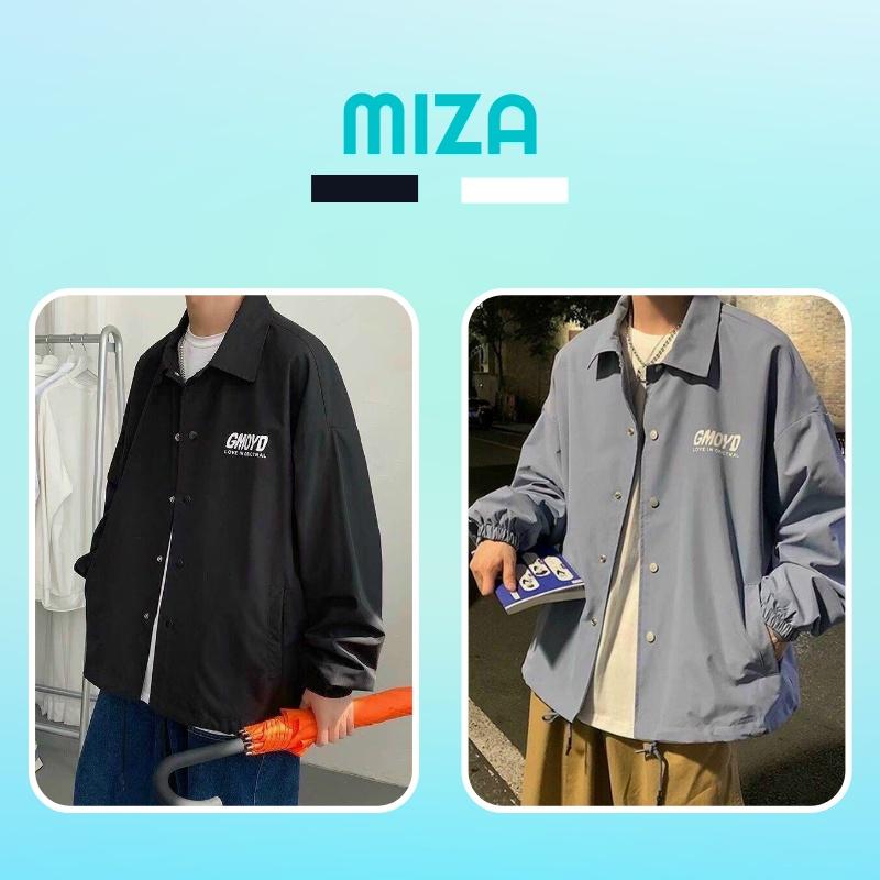 Hình ảnh Áo khoác nam nữ bomber unisex gió jacket dù 2 lớp cúc bấm form rộng local brand ulzzang phong cách hàn quốc đep GMOYD