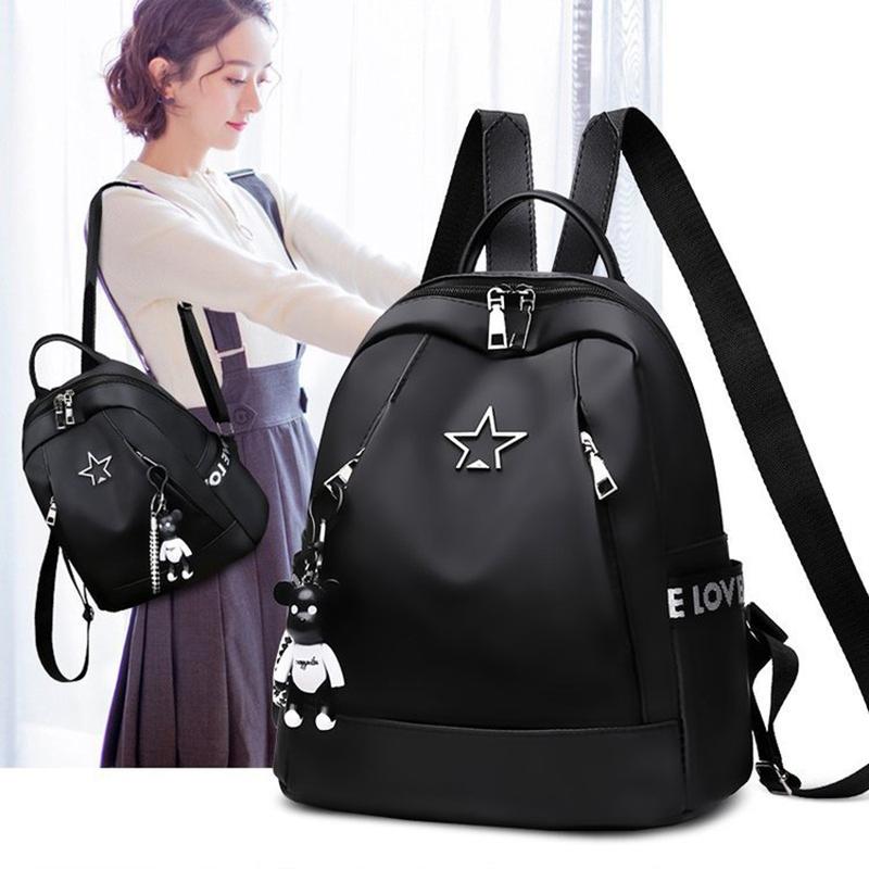 Thời Trang Nữ Du Lịch Lớn-Dung Tích Túi Đeo Vai Nữ Mềm Mại Có Túi Oxford Cho Thiếu Niên Schoolbag Bagpack