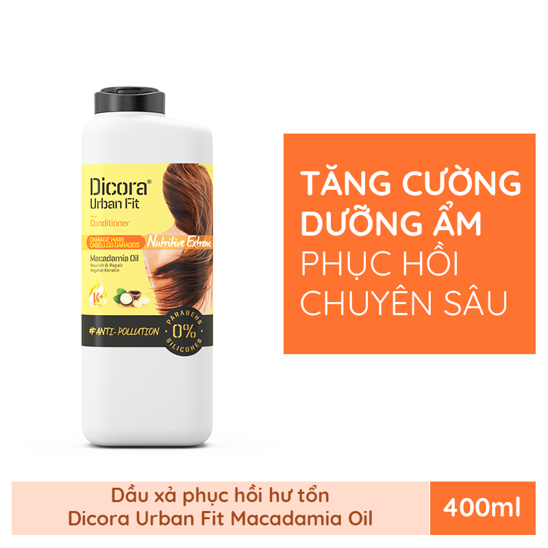 Dầu xả dành cho tóc hư tổn Dicora Urban Fit - 400ml