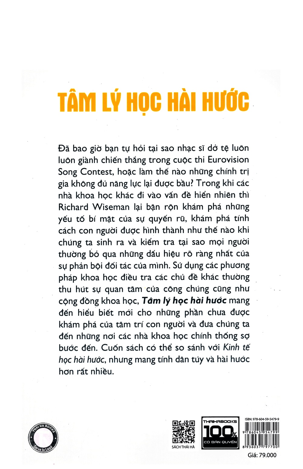 Tâm Lý Học Hài Hước - Tặng Kèm Sổ Tay