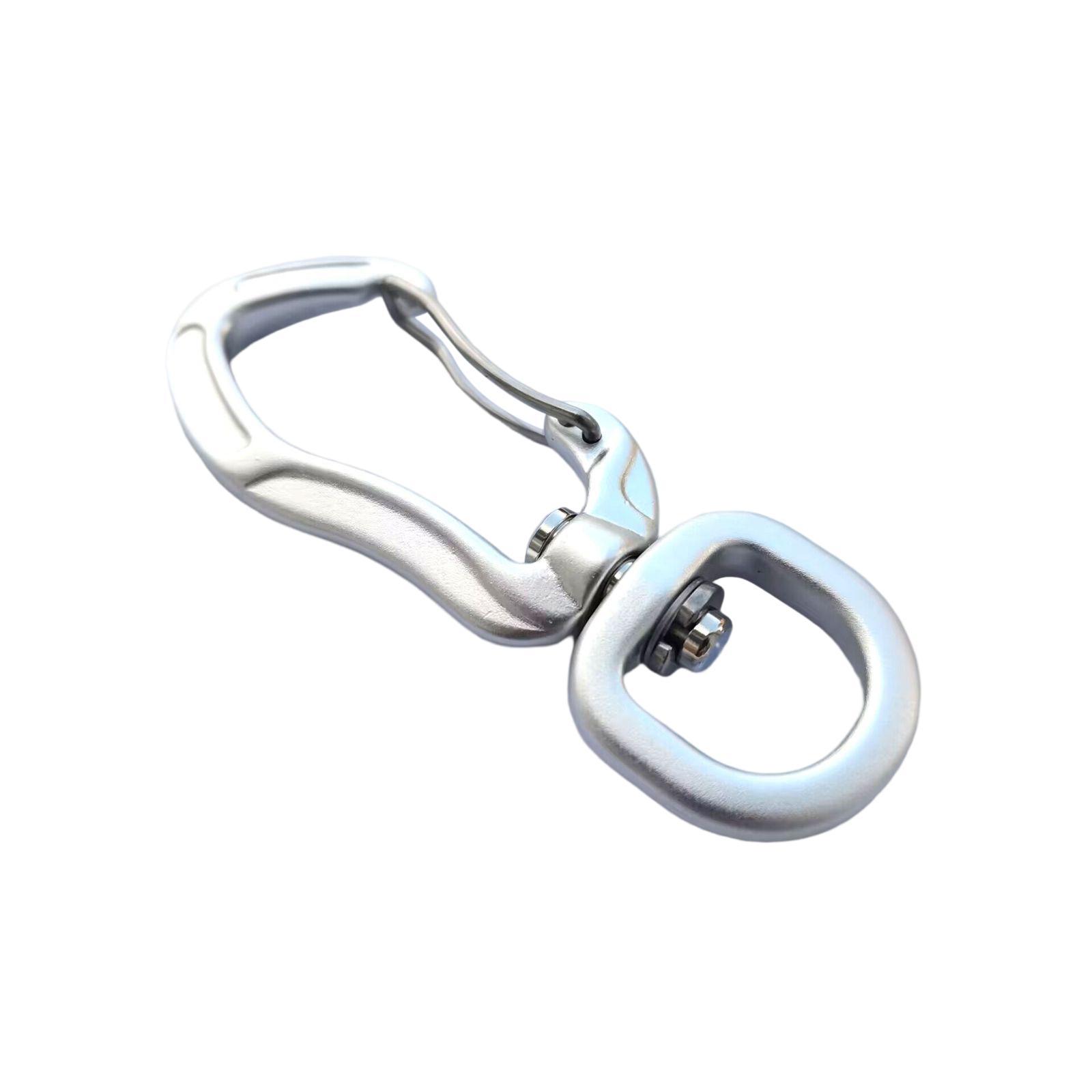 Swivel Carabiner Clip Aluminium Carabiner for Key Chain Hiking Sports Boat Anchor Rope