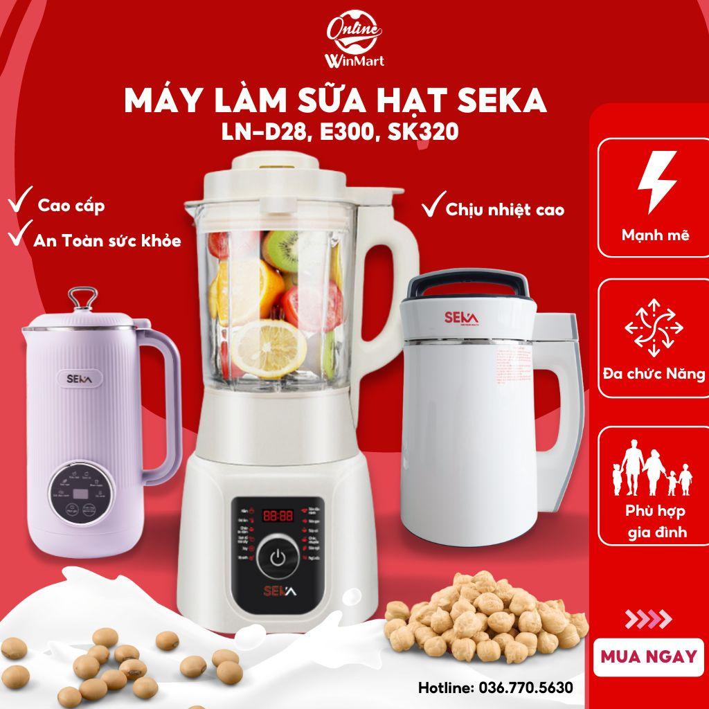 Máy Làm Sữa Hạt Đa Năng SEKA E300  12 Chức Năng Ưu Việt - Hàng Chính Hãng
