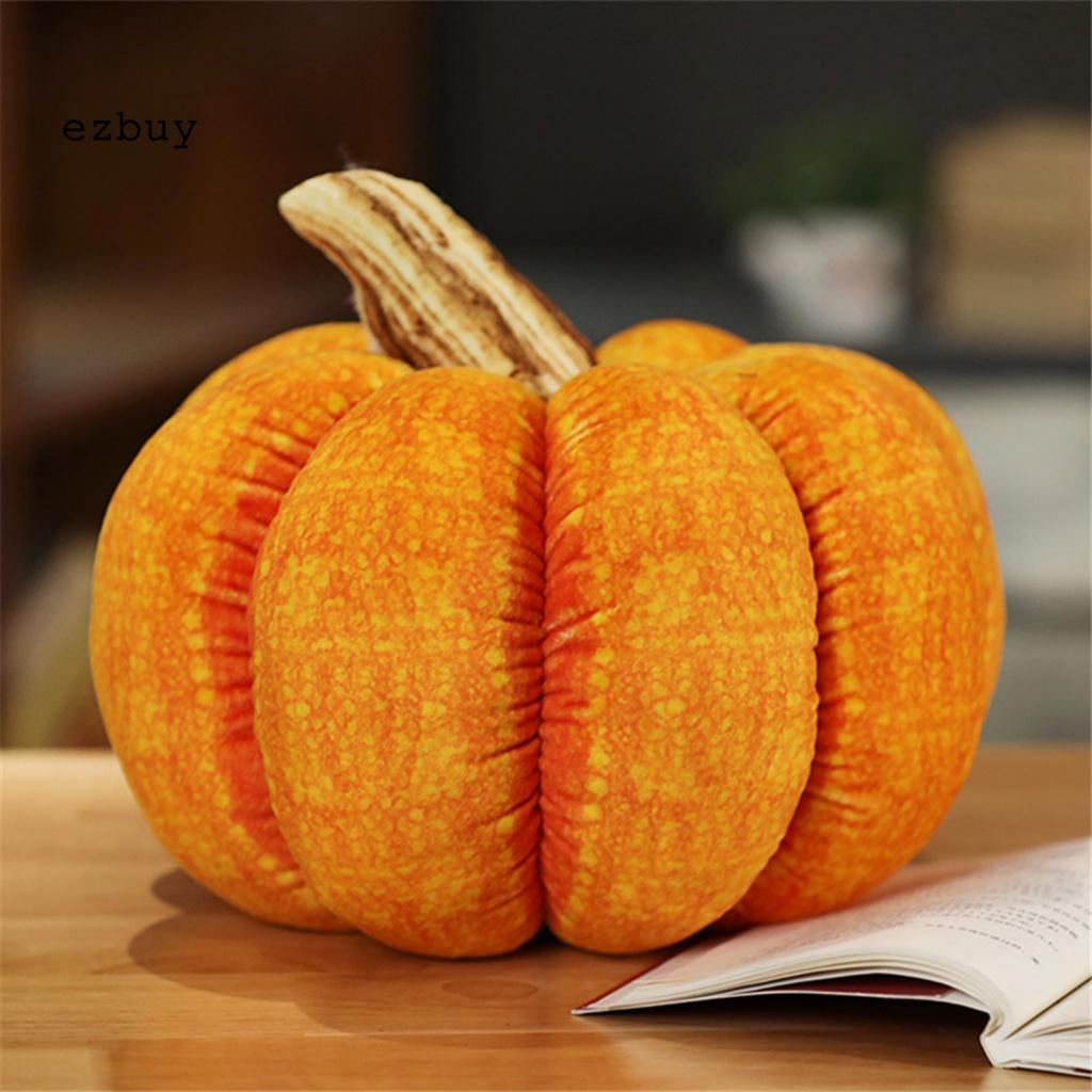 Bí Ngô Nhồi Bông Mềm Mại Làm Quà Tặng Halloween Cho Bé