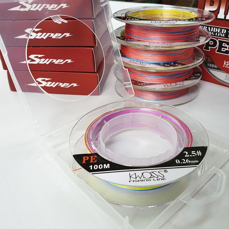 Dây câu cá dù câu lure X12 Wild Pro siêu bền mềm mịn dù câu cá chất lượng DC-x12