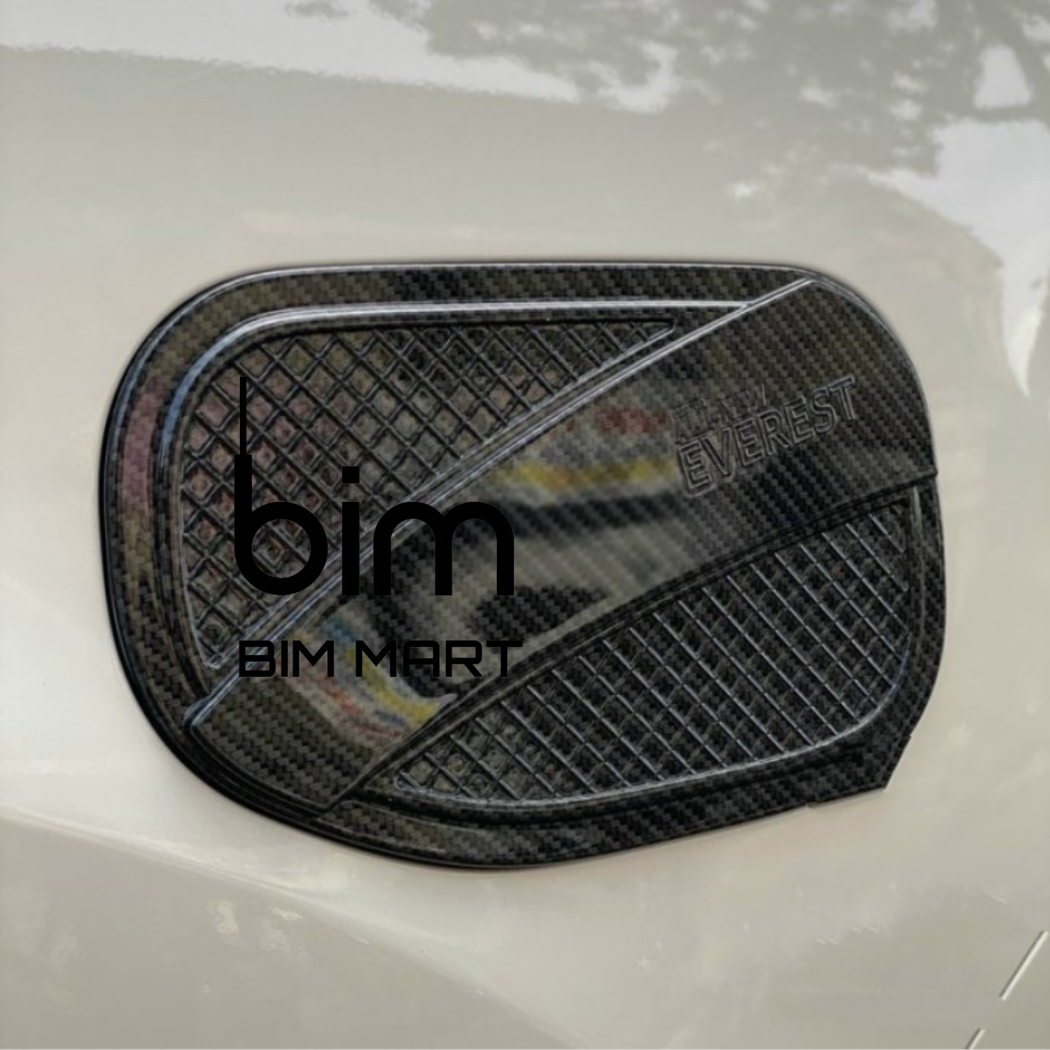 Ốp Nắp Bình Xăng Dành Cho Xe Ford Everest 2016-2021 Vân Carbon Cao Cấp