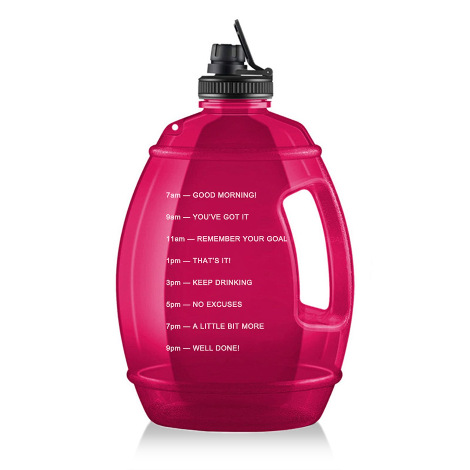 Bình nước thể thao BPA 3,78L có vạch đánh dấu thời gian bằng nhựa chống rò rỉ