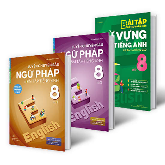 Combo Củng Cố Toàn Diện Từ Vựng Và Ngữ Pháp Tiếng Anh Lớp 8