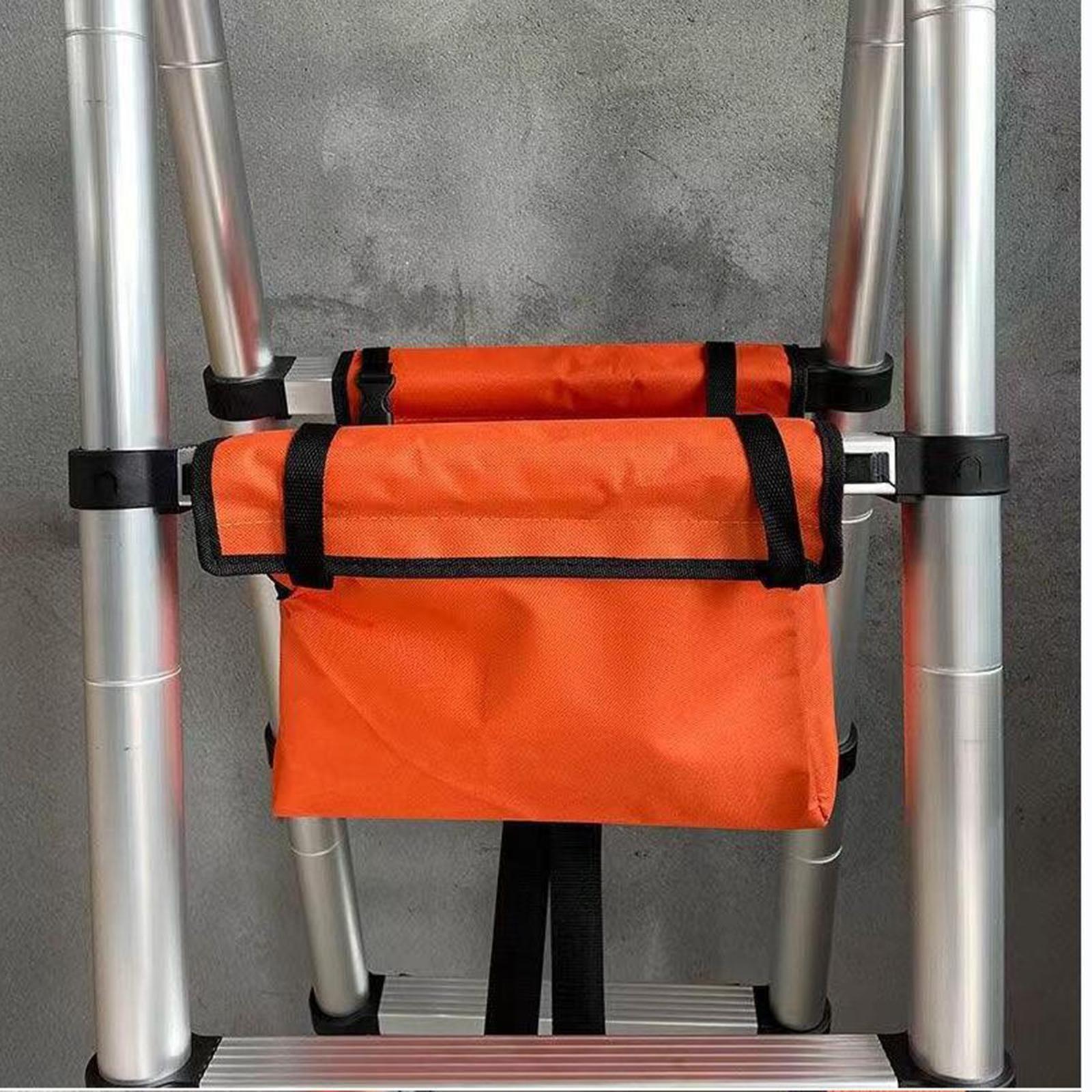 Folding Ladder Tool Bag Hanging Bag Portable Utility Pouch for Repairing