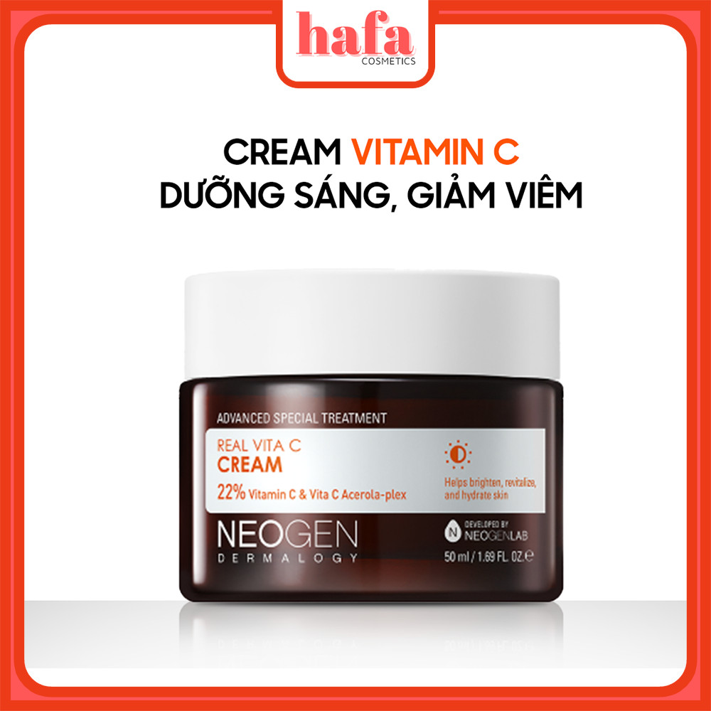 Kem Dưỡng Vitamin C Giảm Thâm Dưỡng Sáng Da Neogen Real Vita C Cream 50ml