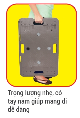 Xe đẩy hàng không tay Dolly FB Pro-skate nối được Happy Move 100kg
