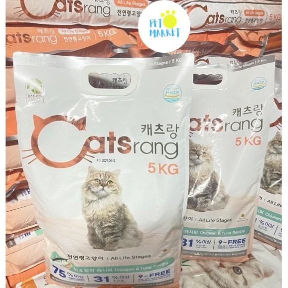 (BAO BÌ MỚI)Thức ăn hạt cho mèo CATSRANG Hàn Quốc - Túi 5KG