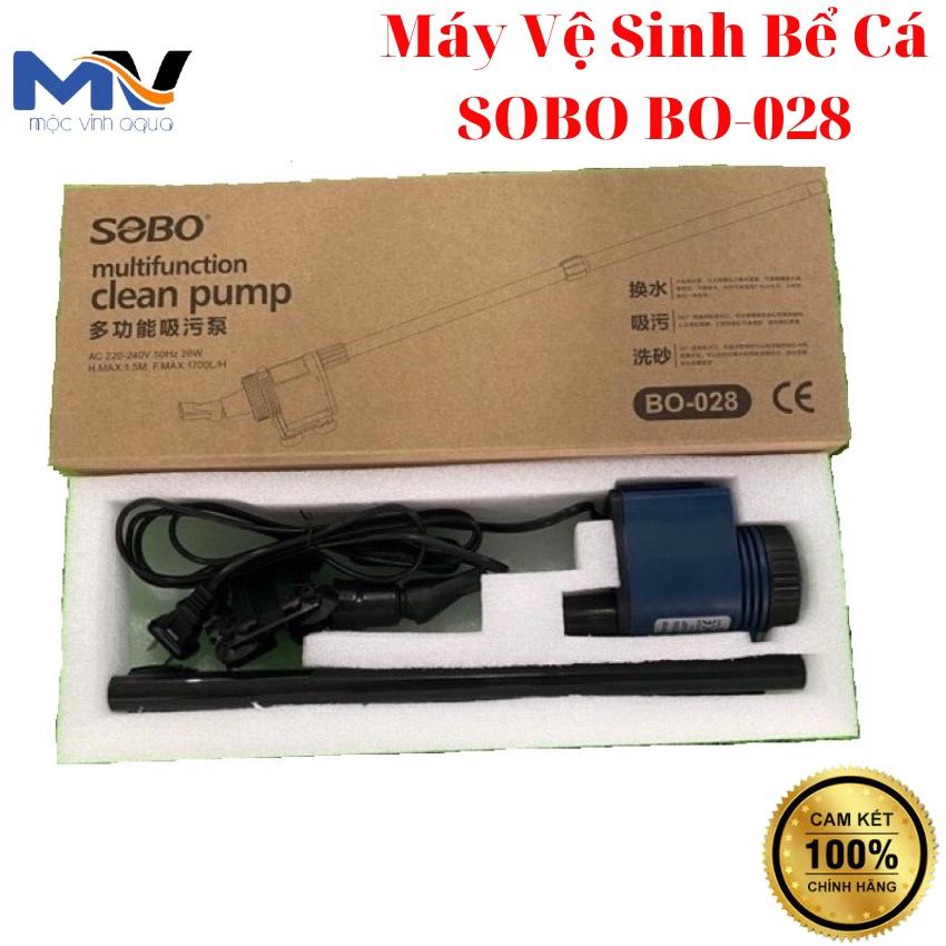 Máy Vệ Sinh Bể Cá SOBO BP-028 | CỬA HÀNG CÁ CẢNH VÀ THIẾT BỊ LỌC NƯỚC HỒ CÁ MỘC VINH AQUA