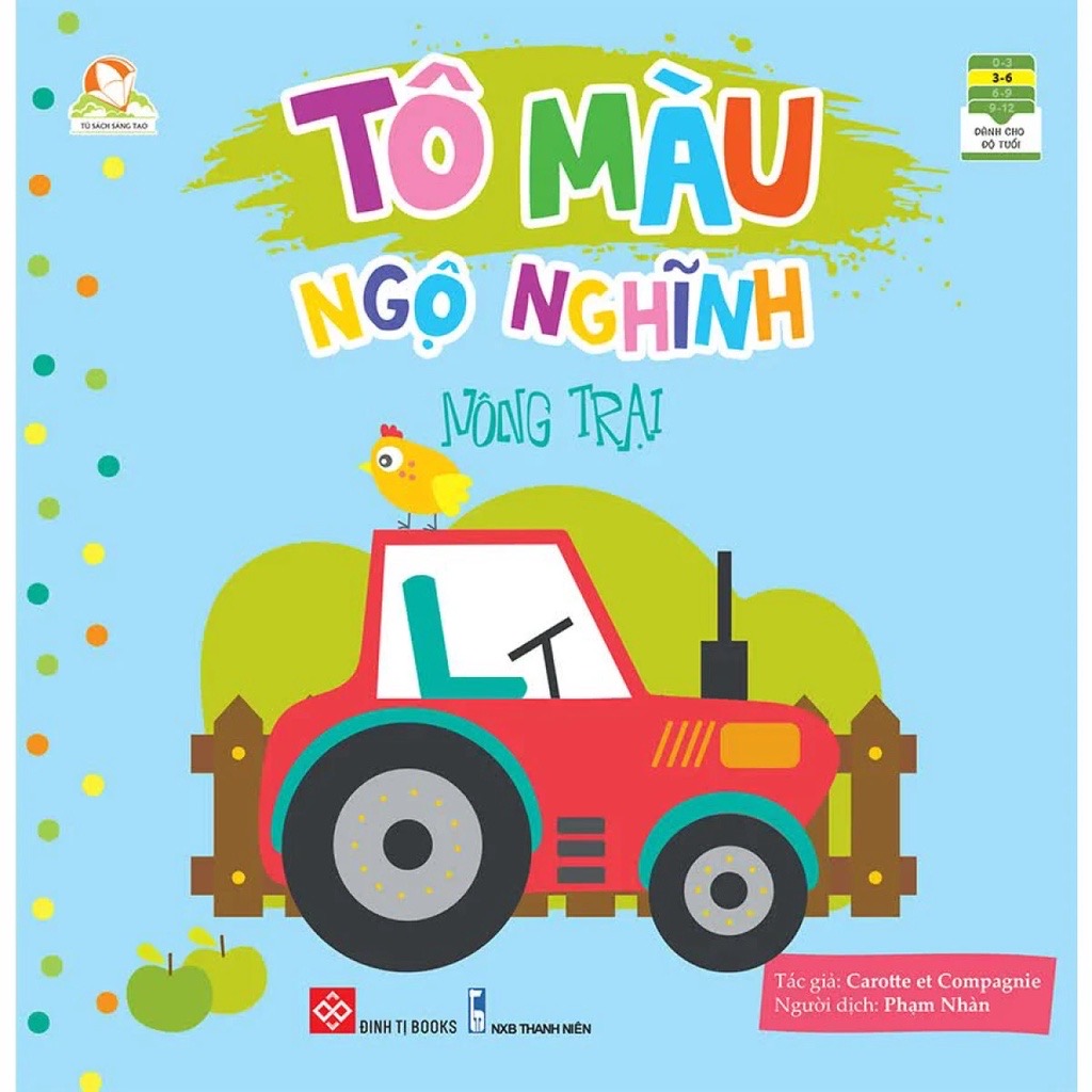 Sách Tô Màu Ngộ Nghĩnh – Đinh Tị Books (Nhiều chủ đề cho bé 3 - 6 tuổi)