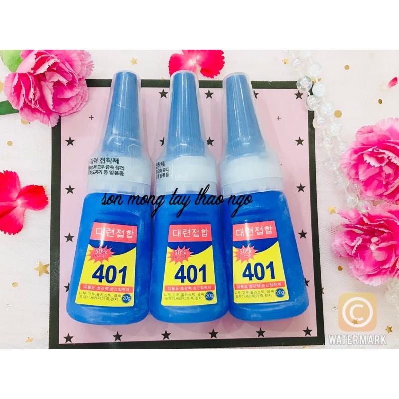 Keo dán móng đa năng 401 Hàn Quốc loại tốt