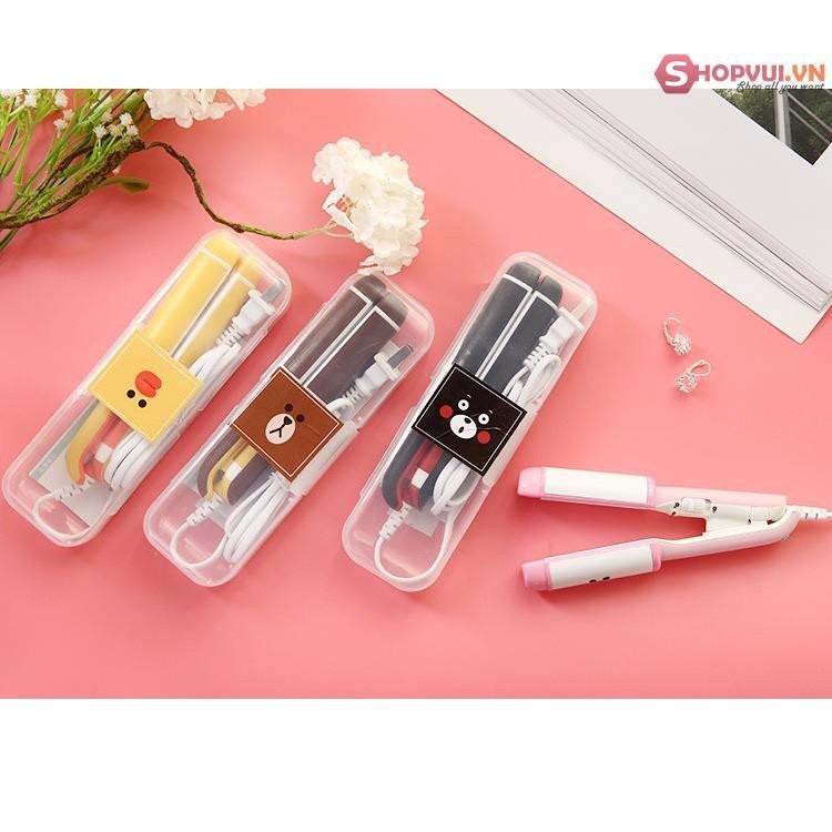 Máy duỗi kẹp tóc mini trái cây siêu kute