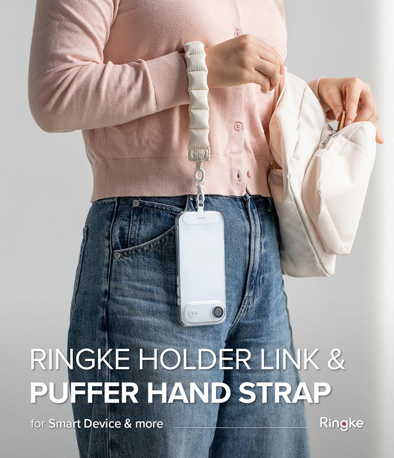 Dây đeo RINGKE Holder Link Puffer Hand Strap - Hàng Chính Hãng