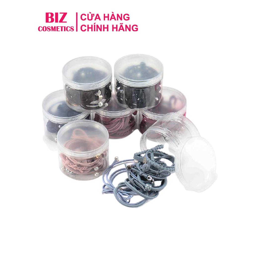 Set 12 dây thun cột tóc đơn giản phong cách Hàn Quốc