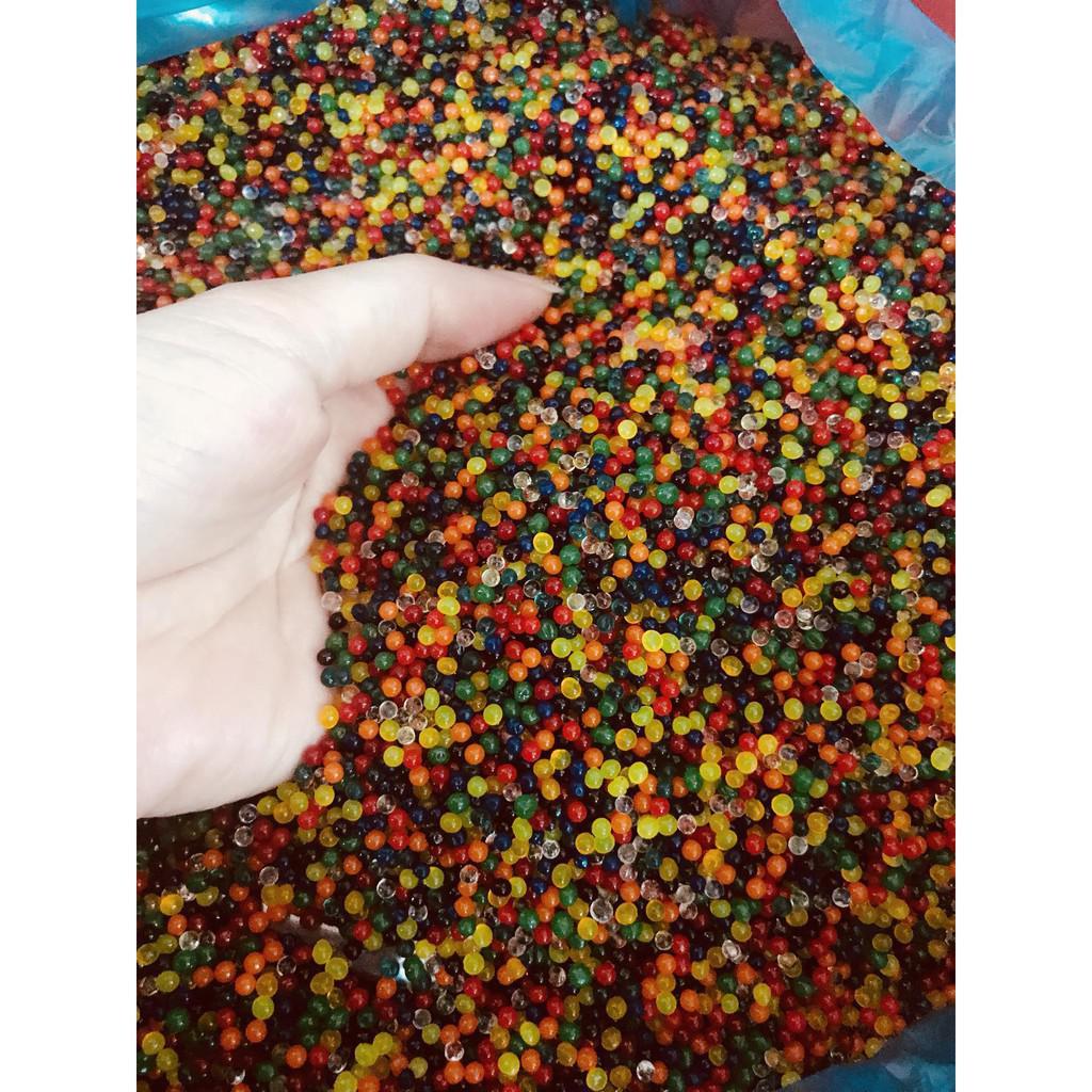 1kg hạt nở nhật bản gồn 10 triệu viên đủ màu trang trí nhà cửa 20 mẫu