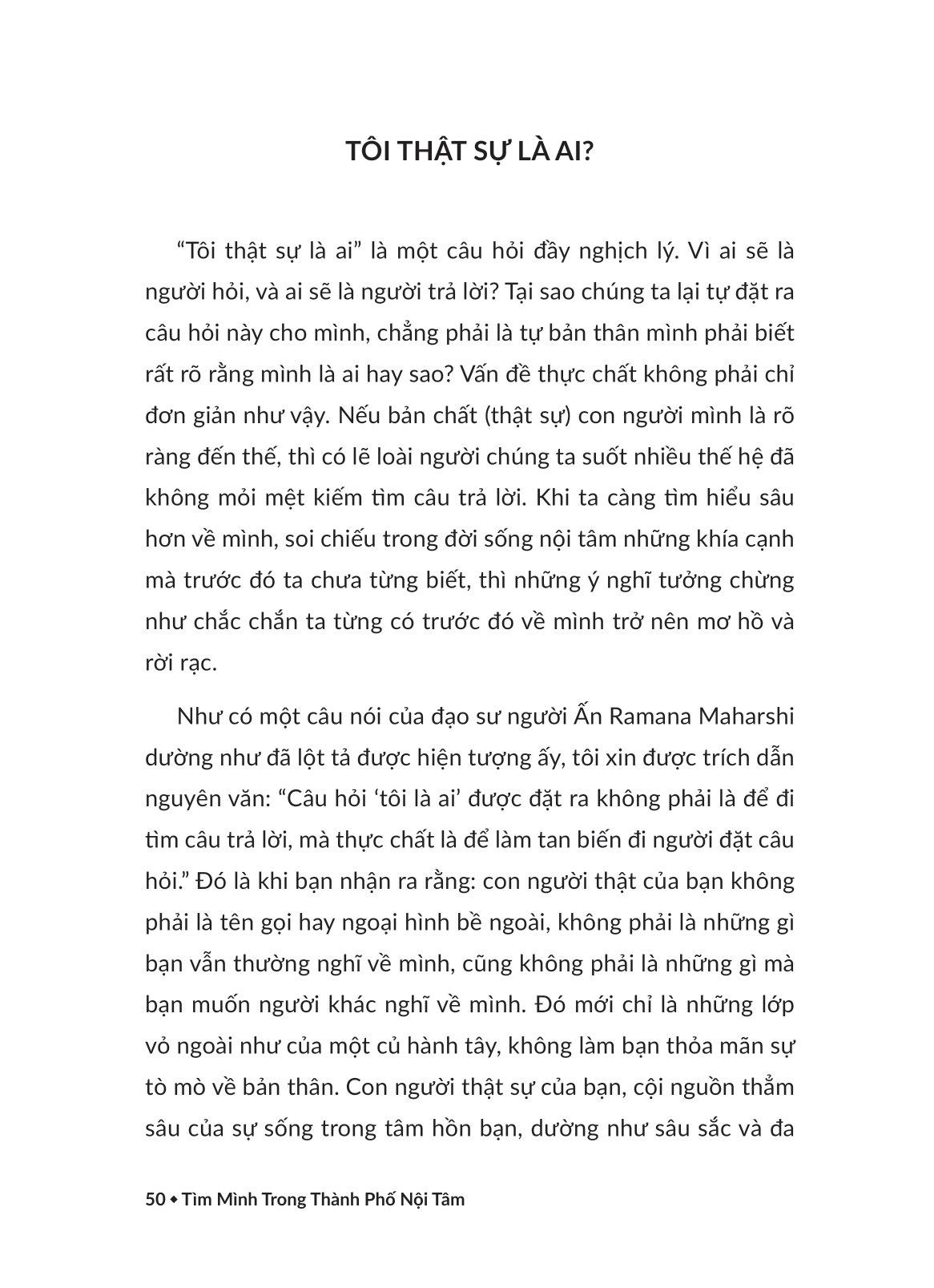 Tìm Mình Trong Thành Phố Nội Tâm