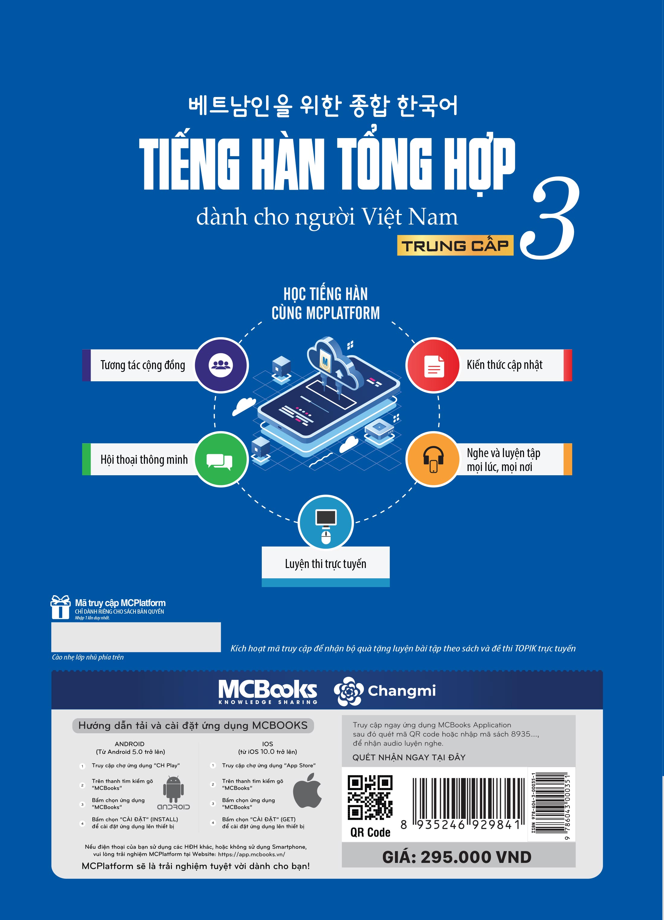 Tiếng Hàn Tổng Hợp Trung Cấp 3 (Phiên Bản Mới - In Màu)