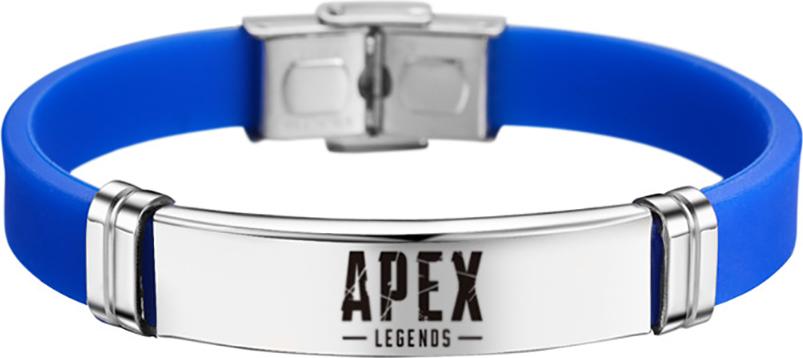 Vòng Tay Anh Hùng Bằng Cao Su Và Thép Không Gỉ Hot Game Apex Legends Mẫu Chữ