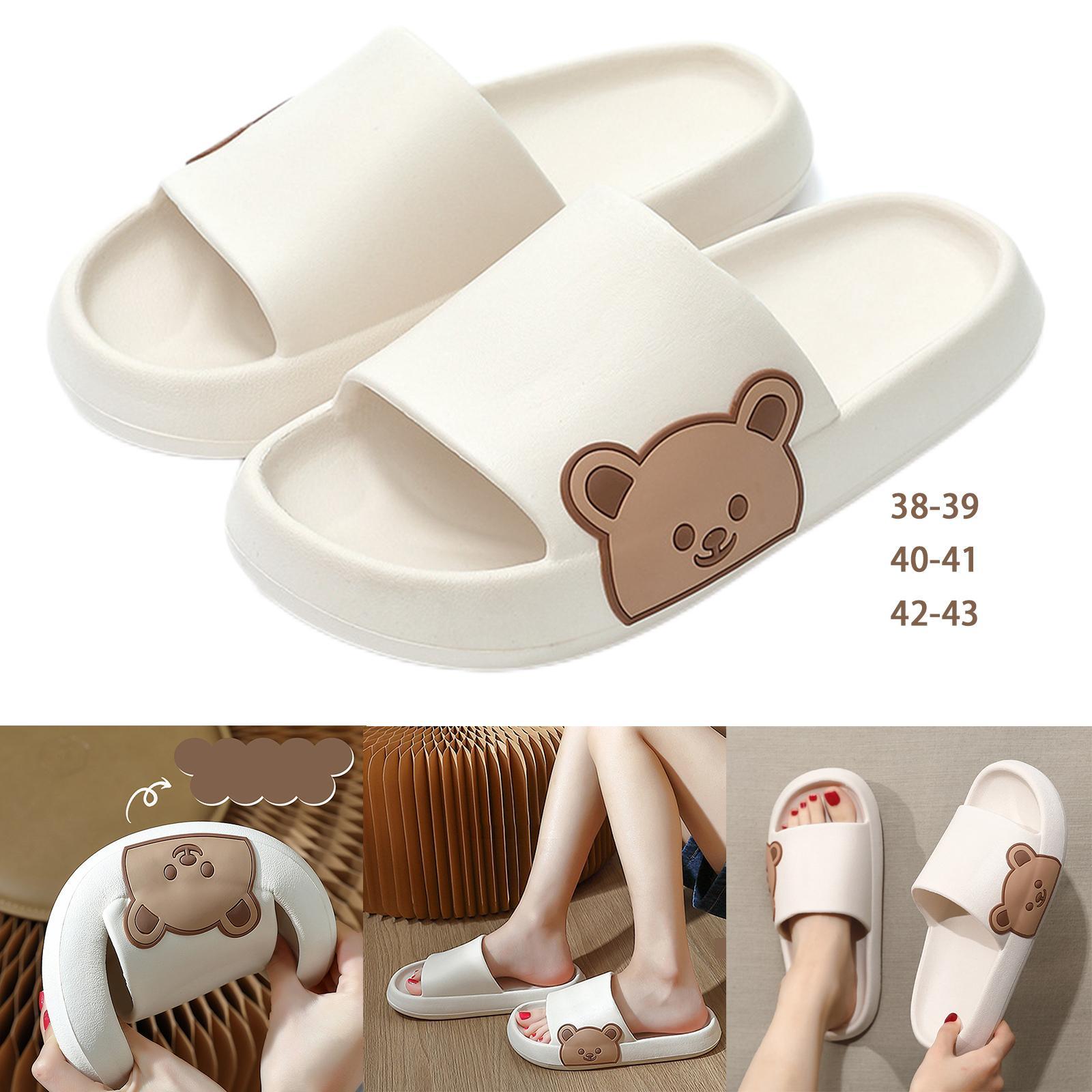 Soft Bottom Home Slippers Fashion Slides for Indoor Outdoor Bathroom Hotel Small