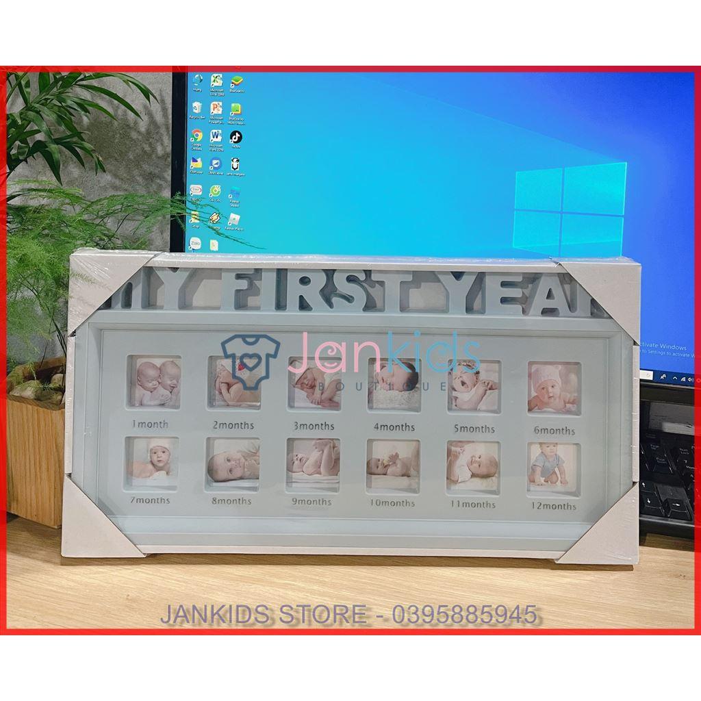 Khung ảnh lưu giữ kỉ niệm của bé từ 0 đến 12 tháng đầu tiên