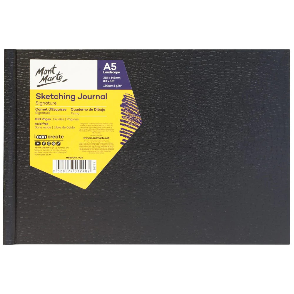 SỔ VẼ SKETCHING JOURNAL MONT MARTE - 100 Page 150 GSM A3/A4/A5