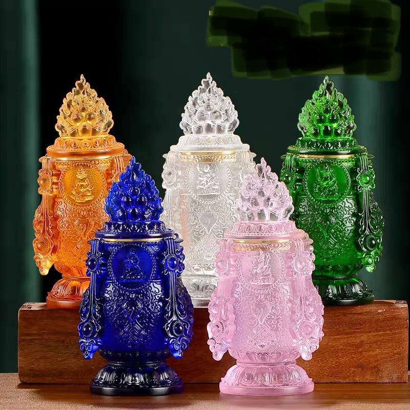 Bảo Bình liuli đựng xá lợi - pháp bảo