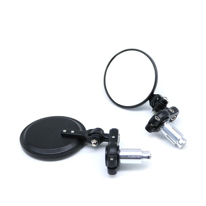Set 2 gương chiếu hậu tròn 7 / 8 " chuyên dụng cho xe máy Suzuki Kawasaki honda Yamaha