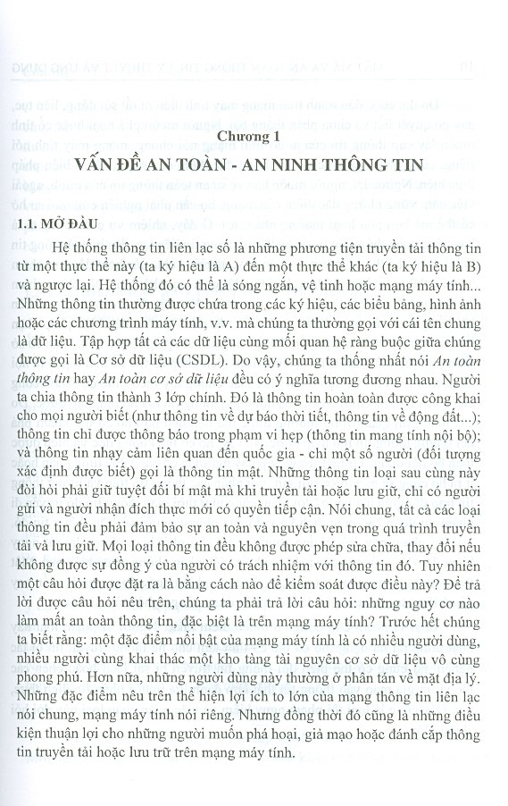 Mật Mã Và An Toàn Thông Tin - Lý Thuyết Và Ứng Dụng