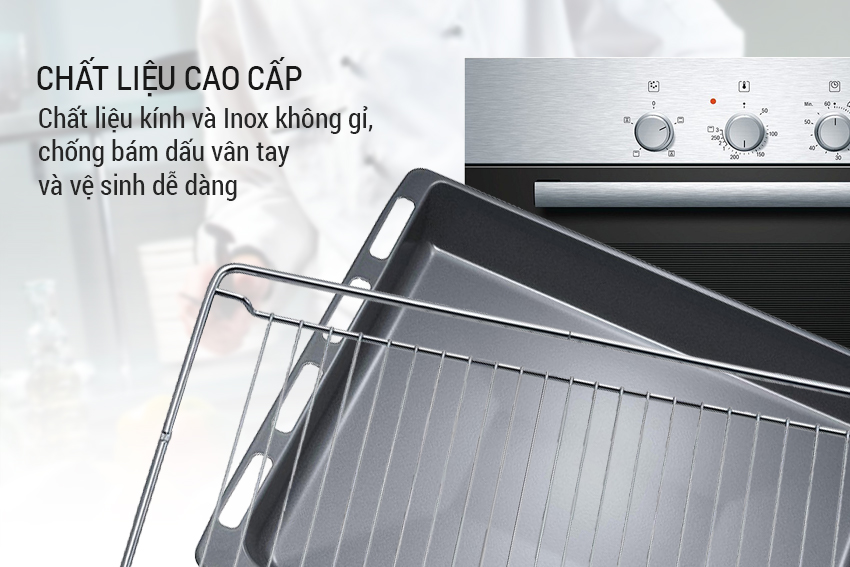 Lò Nướng Âm Bosch HBN211E2M (66L) - Hàng chính hãng