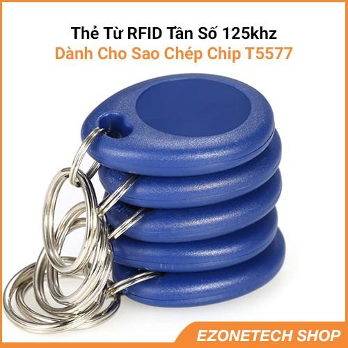 Thẻ Từ RFID Tần Số 125Khz Chip T5577 Cho Phép Sao Chép