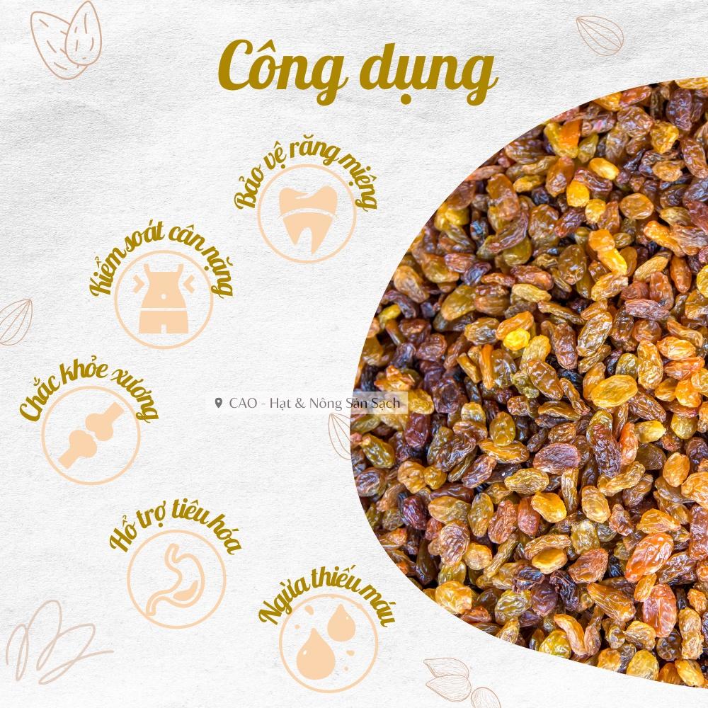 Nho sấy dẻo mixed 3 màu CAO Food từ 100% nho tươi nhập khẩu Mỹ - sấy mọng chua ngọt tự nhiên